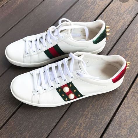 gucci sneakers with spikes.